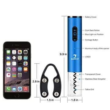 Effortless SANMAS Electric Wine Opener - Perfect Gift