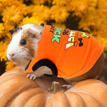 YUEPET Cute Printed Guinea Pig Shirts for Halloween