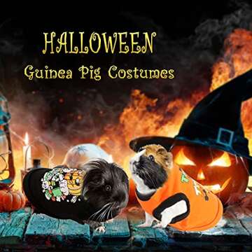 YUEPET Cute Printed Guinea Pig Shirts for Halloween