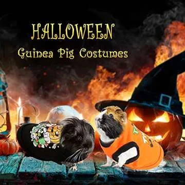 YUEPET Cute Printed Guinea Pig Shirts for Halloween