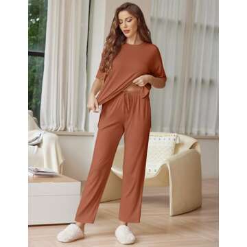 Ekouaer Lounge Sets for Women - Soft & Comfy Pajamas
