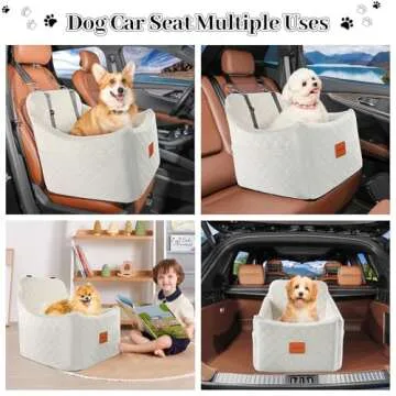 INDYBUD Dog Car Seat - Safe & Comfortable Booster Seat