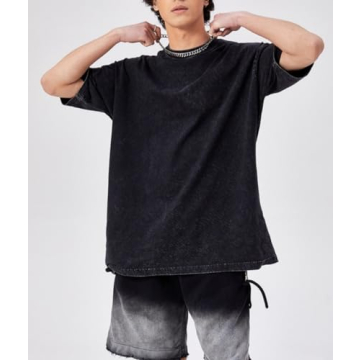 Men's Oversized Cotton T-Shirts – Vintage Casual Tees