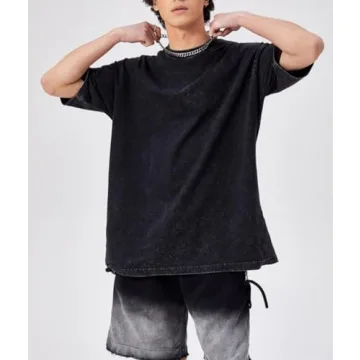 Men's Oversized Cotton T-Shirts – Vintage Casual Tees