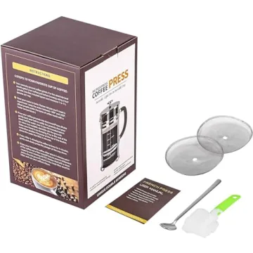 Durable French Press Coffee Maker with High-Quality Filters
