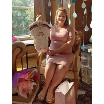 Peauty Soft Maternity Dress for Baby Showers & More