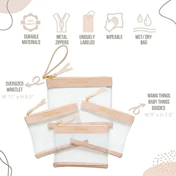 Lucky Love Diaper Bag Organizing Pouches for Busy Parents