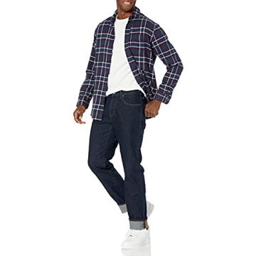 Men's Straight-Fit Stretch Jeans - Affordable Comfort