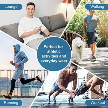 NIMENJOJA Mens Gym Shorts Comfortable with Pockets