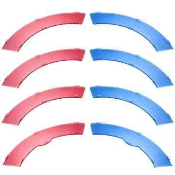 Neewer Blue and Pink Color Filter Set for Neewer 18 inches/48 Centimeters 75W 600W 5500K Ring Light and 55W 240 Pieces LED SMD 5500K Dimmable Ring Light