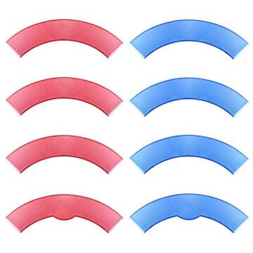 Neewer Blue and Pink Color Filter Set for Neewer 18 inches/48 Centimeters 75W 600W 5500K Ring Light and 55W 240 Pieces LED SMD 5500K Dimmable Ring Light