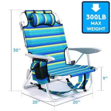Canpsky Portable Beach Chair – Lightweight & Versatile