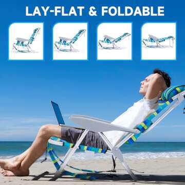 Canpsky Portable Beach Chair – Lightweight & Versatile