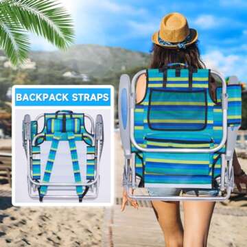Canpsky Portable Beach Chair – Lightweight & Versatile