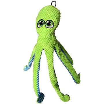 Pet Lou 16 Inch Octopus - Durable & Washable Pet Toy