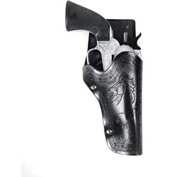 Wild West Cap Play Gun Toy Blaster Play Set – 6 Piece Western Toys for Kids | Cowboy Sheriff Cap Blaster with Handcuffs | Ring Caps Sold Separately - Maxx Action