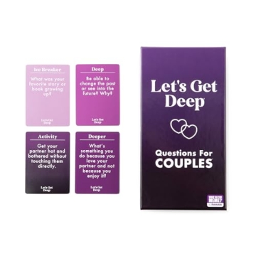 Let's Get Deep - 300 Couple Cards Game for Date Night