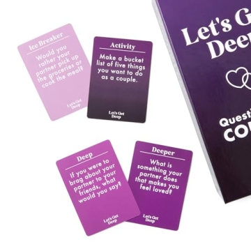 Let's Get Deep - 300 Couple Cards Game for Date Night