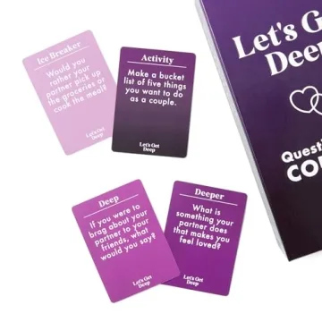 Let's Get Deep - 300 Couple Cards Game for Date Night