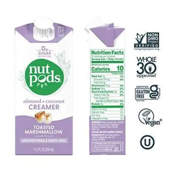 nutpods Confections Collection, (3-Pack), Unsweetened Dairy-Free Creamer, Made from Almonds and Coconuts, Gluten Free, Non-GMO, Vegan, Kosher