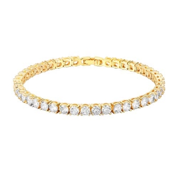Elegant PAVOI Tennis Bracelet with Gold Plating