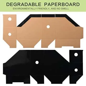 Tunnkit Cardboard Magazine Holder Set - Stylish Organization