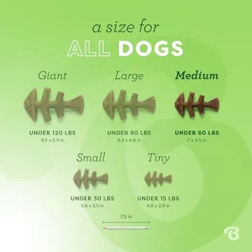 Durable Benebone Fishbone Toy for Aggressive Chewers