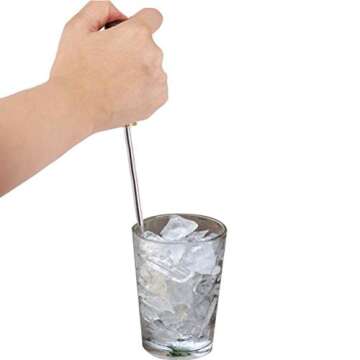 9" Stainless Steel Ice Picks with Wooden Handle and Cover