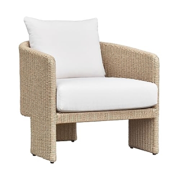 Tov Furniture Alexa Cream Outdoor Armchair - Stylish and Durable