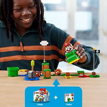 LEGO Super Mario Goomba’s Shoe Expansion Set 71404 Building Toy Set for Kids, Boys, and Girls Ages...