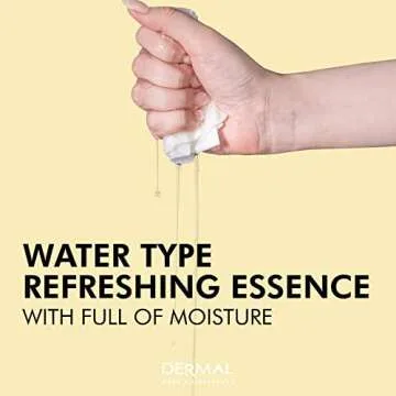 DERMAL Hydrating Facial Mask Pack of 10 Korean Essence Masks