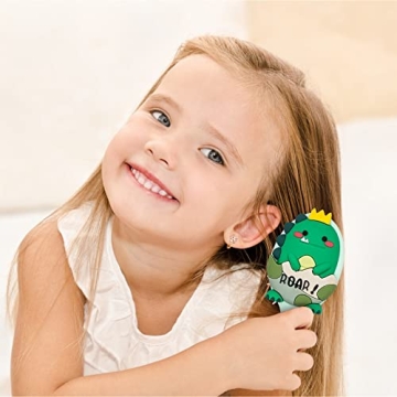 Cute Dinosaur Toddler Hair Brush for Easy Grooming
