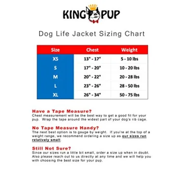 King Pup Dog Life Jacket - Stylish Safety for Your Dog