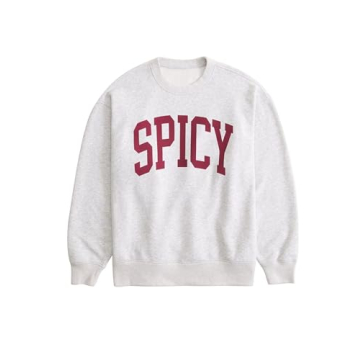 IMCTAH Women's Vintage Oversized Crew Sweatshirt