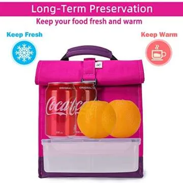 SUNNY BIRD Insulated Lunch Bag - Stylish & Versatile Tote for Women and Kids
