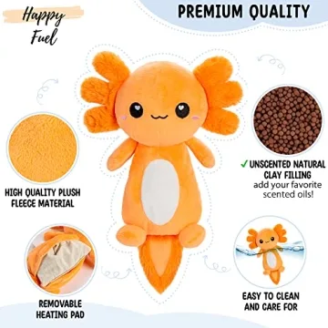 Cute Axolotl Microwavable Heating Pad for Comfort Lovers