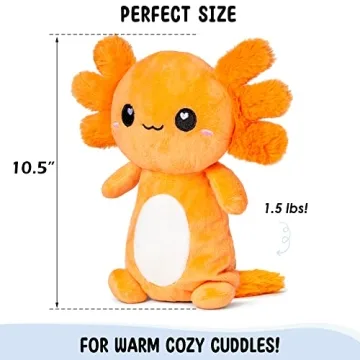 Cute Axolotl Microwavable Heating Pad for Comfort Lovers