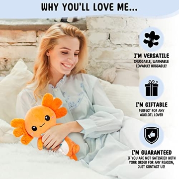 Cute Axolotl Microwavable Heating Pad for Comfort Lovers