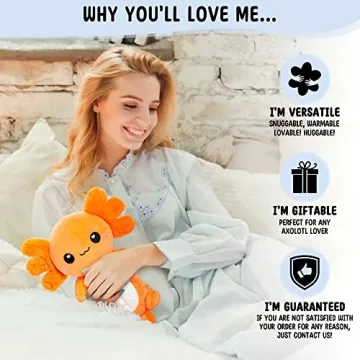 Cute Axolotl Microwavable Heating Pad for Comfort Lovers