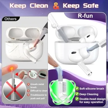 R-fun Protective Case for AirPods Pro 1st & 2nd Gen