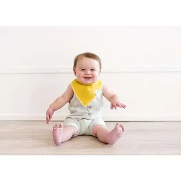 Trendy Copper Pearl Baby Bandana Bibs for Stylish Infants