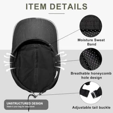 Oversize XXL Quick Dry Baseball Cap for Big Heads