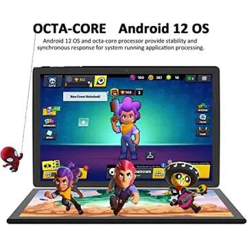 GOODTEL 10 Inch Tablet with Keyboard and Mouse for All