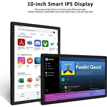 GOODTEL 10 Inch Tablet with Keyboard and Mouse for All