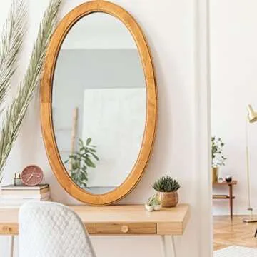 Blulu Boho Rattan Dresser Knobs Round Wooden Drawer Knobs Handmade Wicker Woven and Screws for Boho Furniture Cabinets Dresser Handles Hardware Pulls(Natural,6 Knobs and 6 Screws)