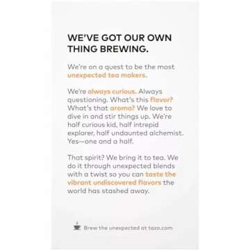 Tazo Wild Sweet Orange Herbal Tea - Refreshing and Caffeine-Free