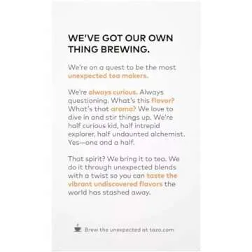 Tazo Wild Sweet Orange Herbal Tea - Refreshing and Caffeine-Free