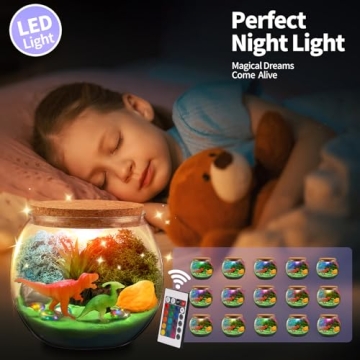 Dinosaur Terrarium Kit for Kids, Fun Arts & Crafts
