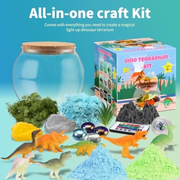 Dinosaur Terrarium Kit for Kids, Fun Arts & Crafts