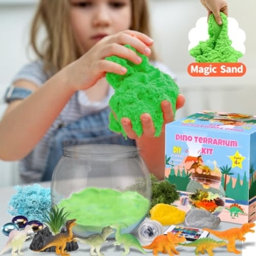 Dinosaur Terrarium Kit for Kids, Fun Arts & Crafts